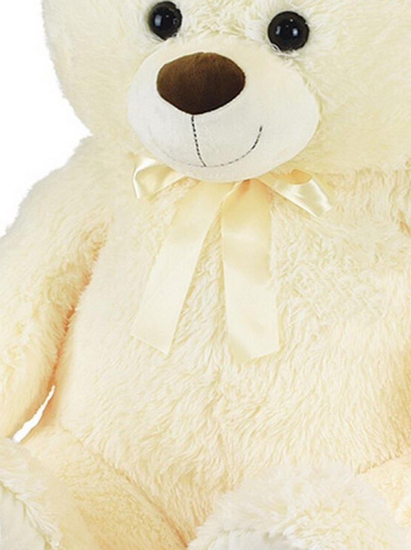 Peluche - Ours Avec Noeud - 100cm Multicolore - Kiabi