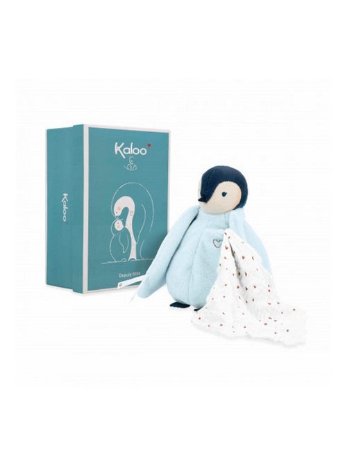 PELUCHE A BISOUS MANCHOT BLEU - Kiabi
