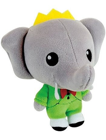 Peluche à collectionner elephant - jemini - babar - kid'collect +/- 13 cm