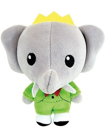 Peluche à collectionner elephant - jemini - babar - kid'collect +/- 13 cm