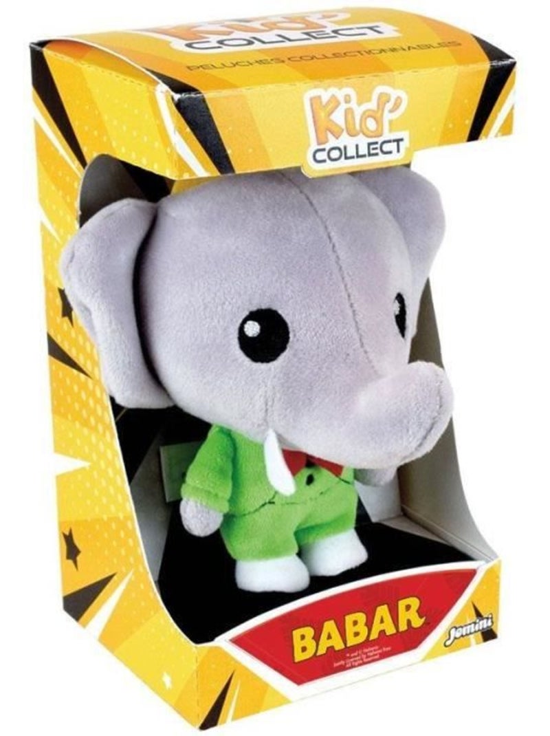 Peluche à collectionner Elephant - JEMINI - BABAR - Kid'collect +/- 13 cm Multicolore - Kiabi