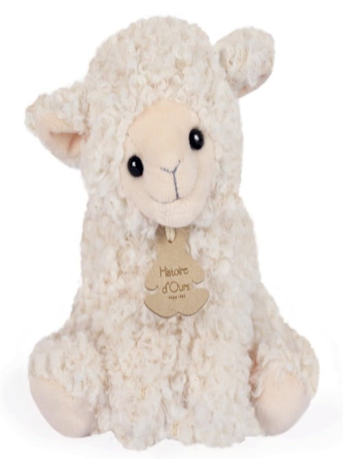 Peluche Agneau beige 20 cm - Kiabi