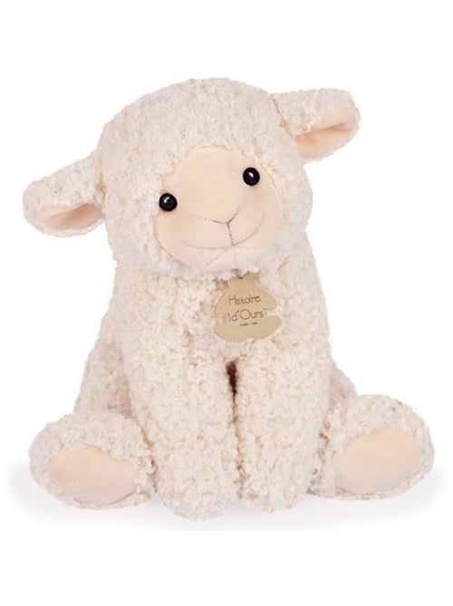 Peluche Agneau beige 30 cm - Kiabi