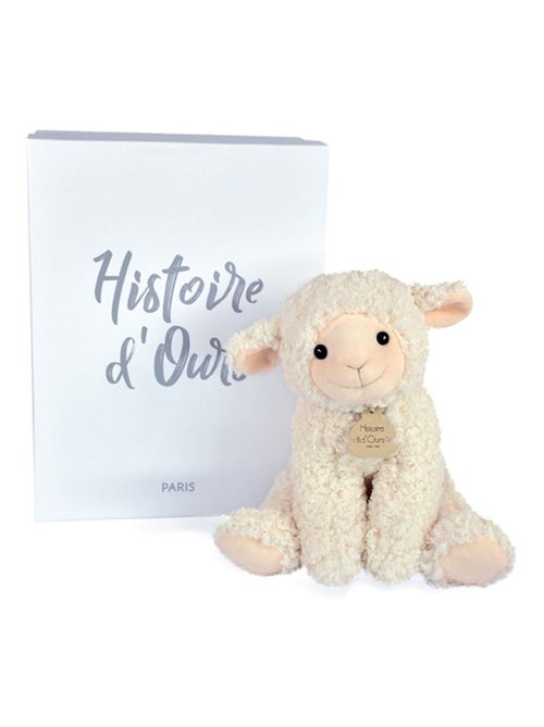 Peluche Agneau beige 30 cm - Kiabi