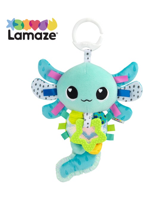 Peluche alise l’axolotl à clip pour landau et poussette - Kiabi