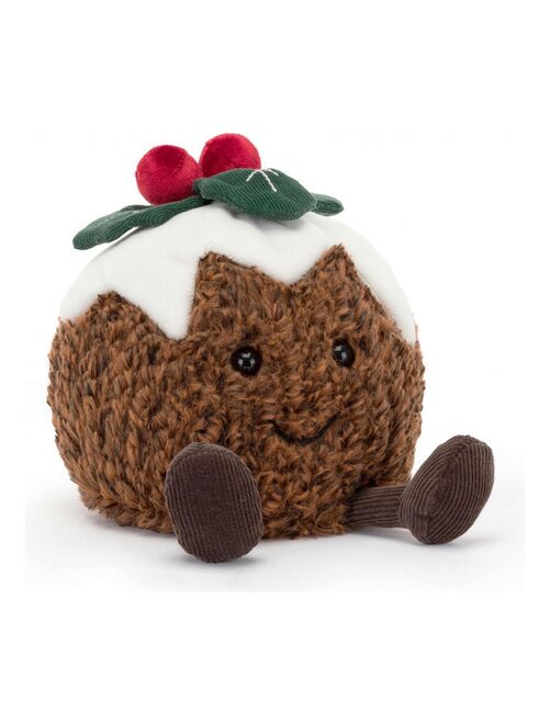 Peluche Amuseable Christmas Pudding - H : 17 cm x L : 13 cm - Kiabi