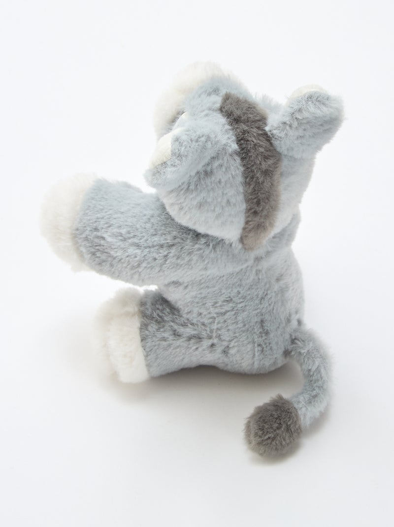 Peluche âne doux Gris - Kiabi