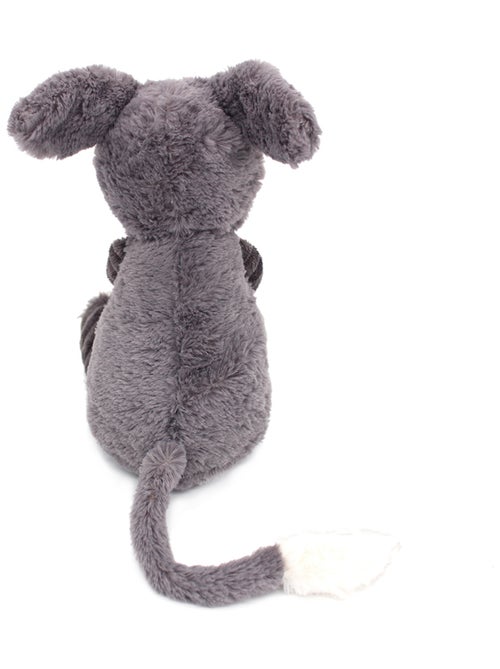 Peluche âne maman et son bébé gris - Kiabi