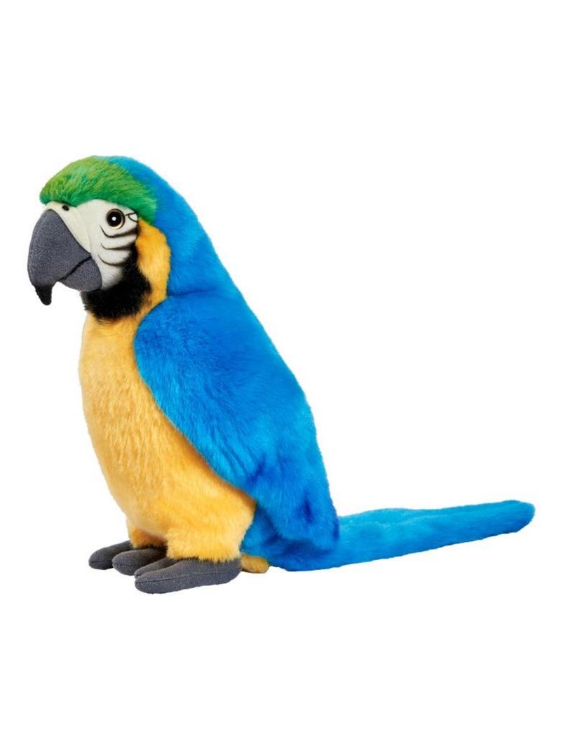 Peluche 'anima' Ara Bleu 27cm Multicolore - Kiabi