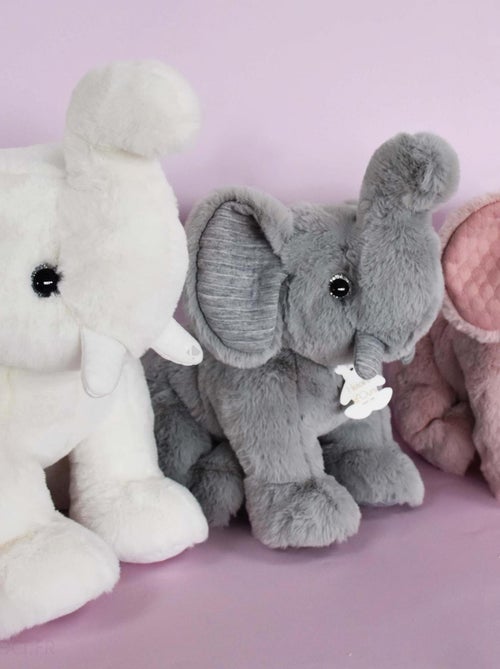 Peluche animal collection PREPPY CHICS Eléphant - Kiabi