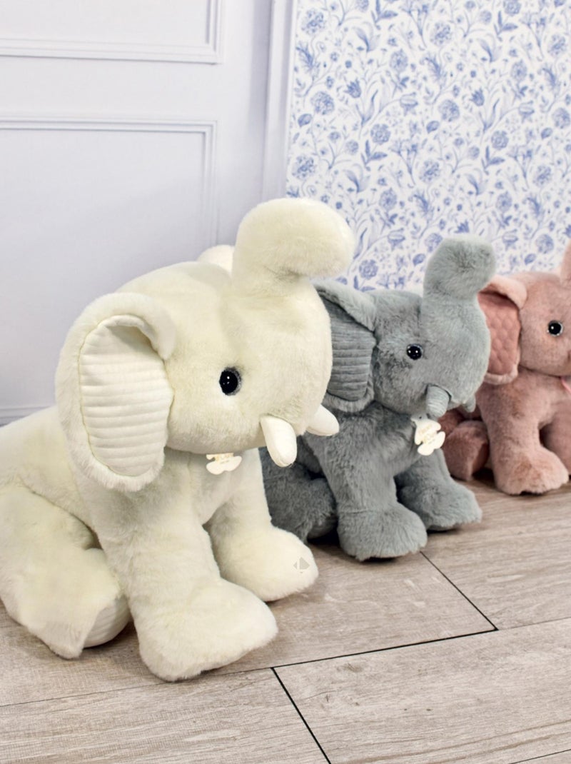 Peluche animal collection PREPPY CHICS Eléphant Gris - Kiabi
