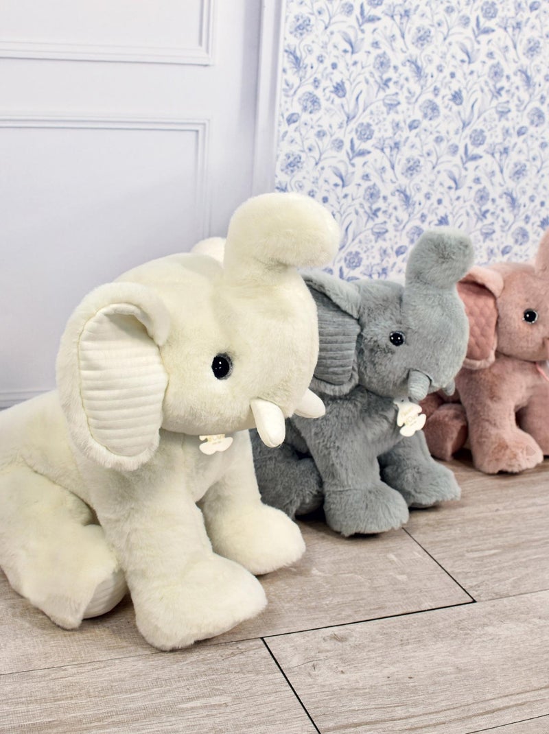 Peluche animal collection PREPPY CHICS Eléphant Rose - Kiabi