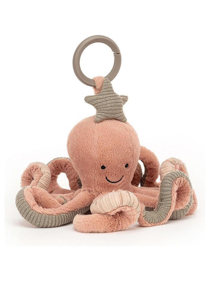 Peluche Anneau de jeu octopus Odell - L: 20 cm x l : 20 cm x H: 10 cm N/A - Kiabi