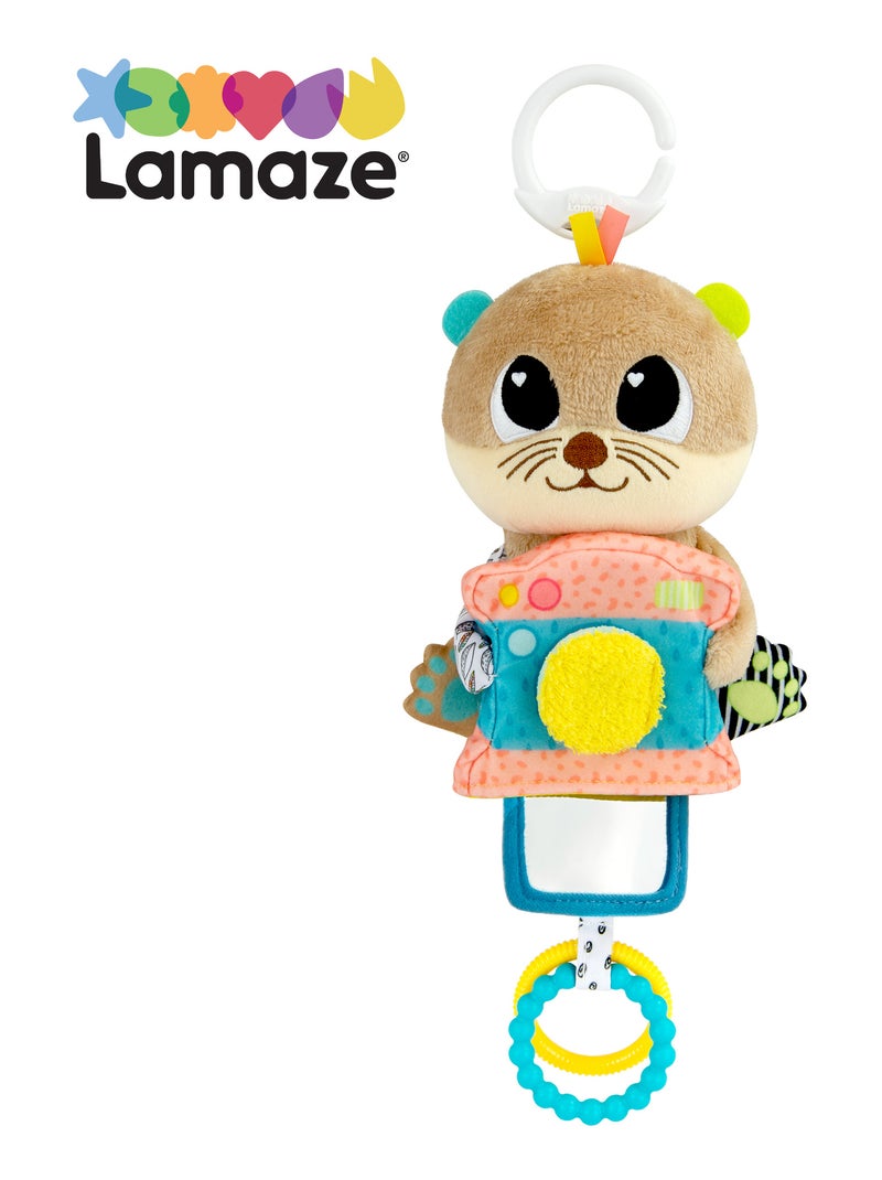 Peluche arty la loutre à clip pour landau et poussette Multicolore - Kiabi