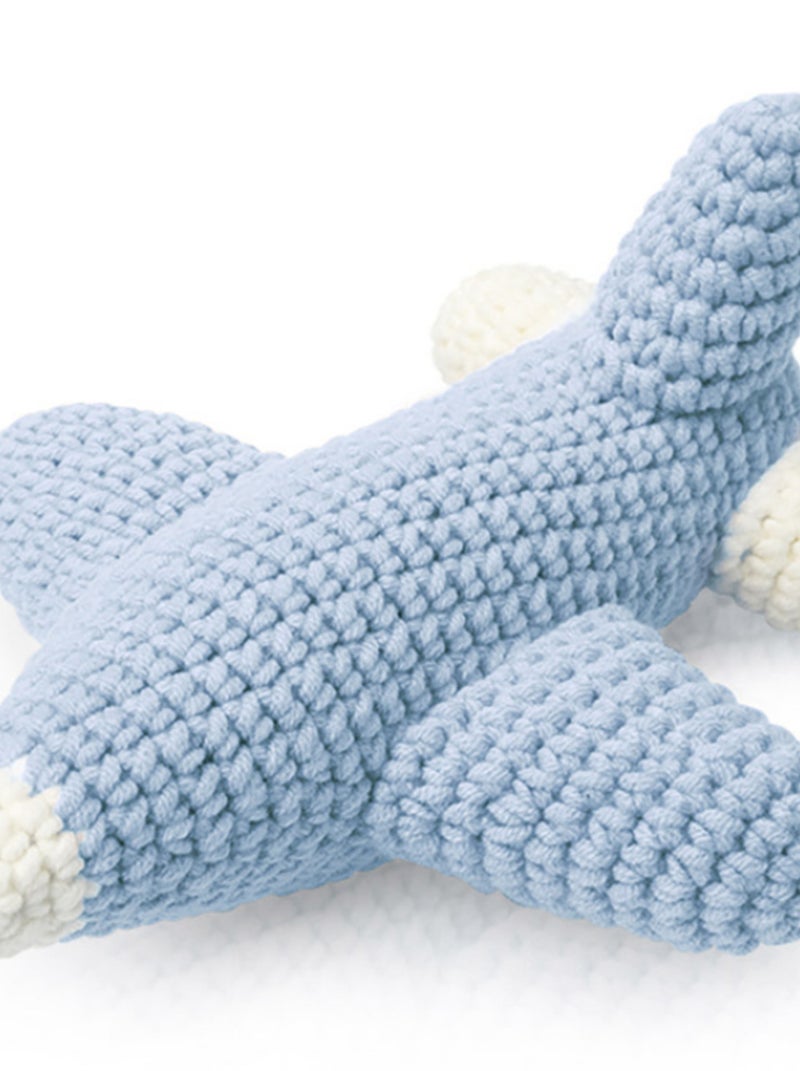 Peluche Avion bleu (19 cm) Bleu - Kiabi