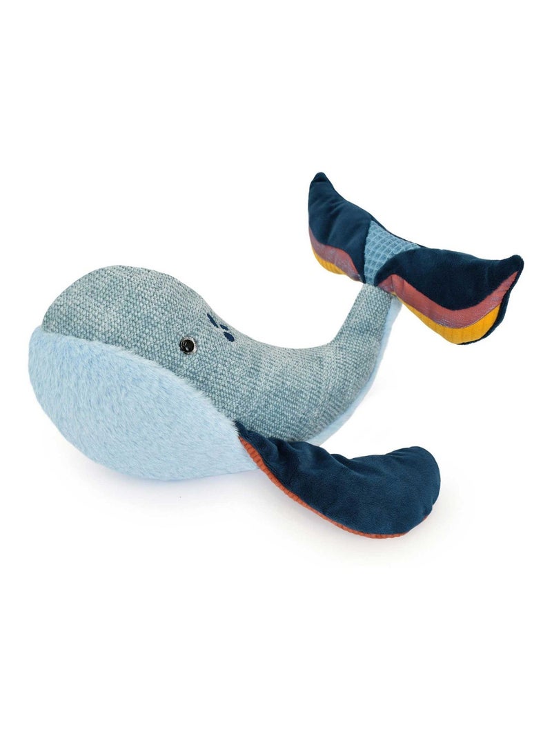 Peluche Baleine bleue 30 cm Bleu - Kiabi