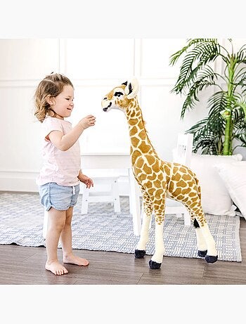 Peluche bébé girafe girafon