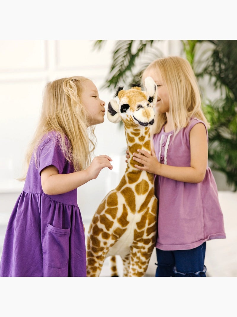 Peluche bébé girafe girafon Marron - Kiabi