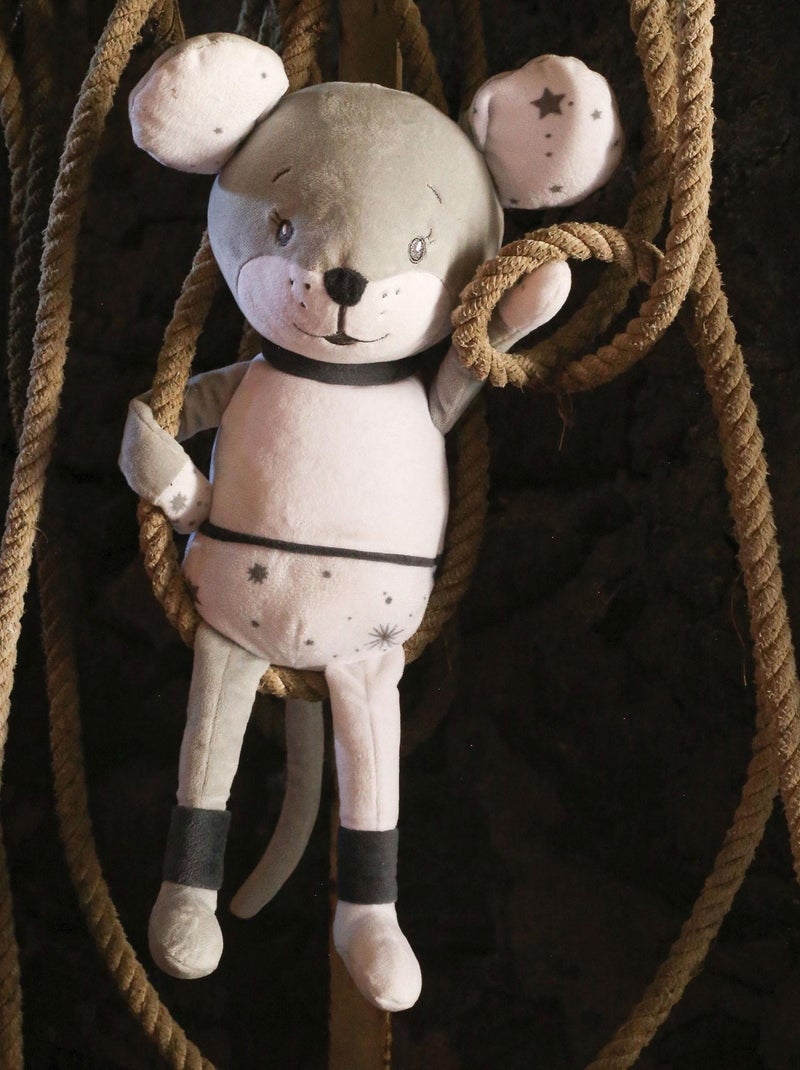 Peluche Bébé Gris - Kiabi
