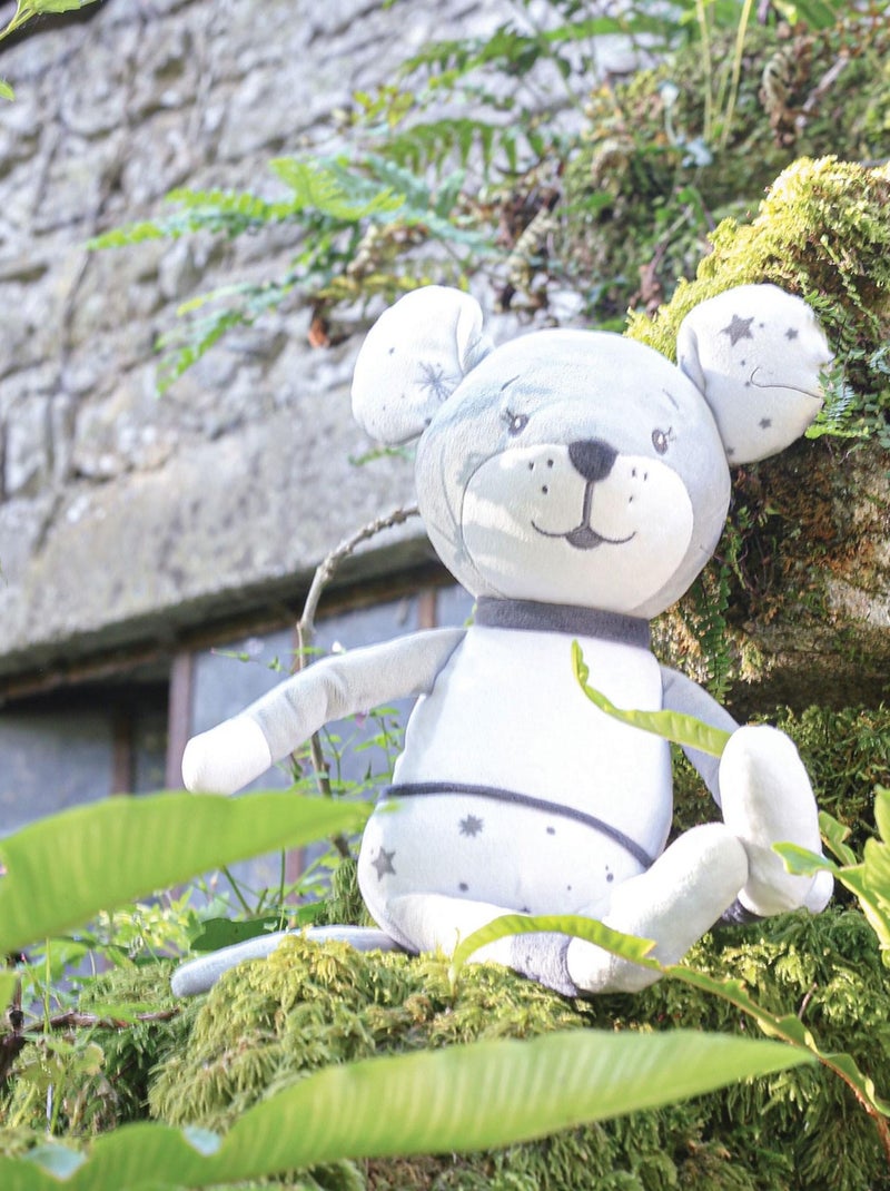 Peluche Bébé Gris - Kiabi