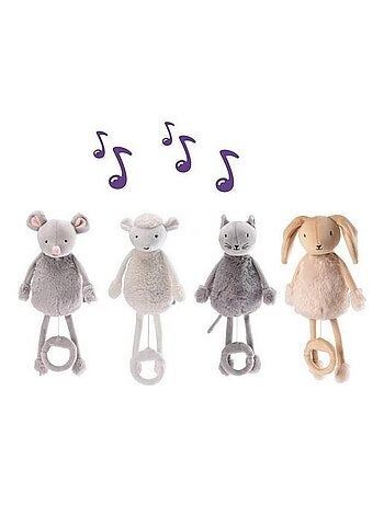 Peluche Boîte à musique - Oscar le Chat
