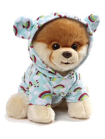 Peluche boo arc-en-ciel