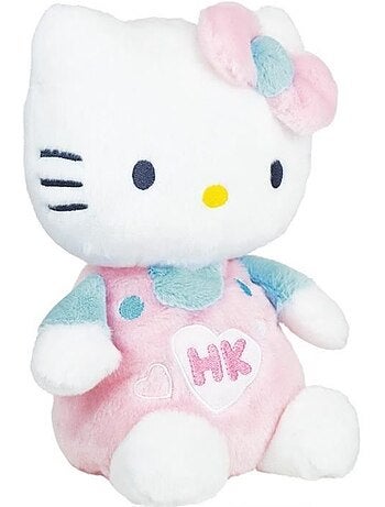 Peluche bouillote - hello kitty - jemini - douce - 21 cm