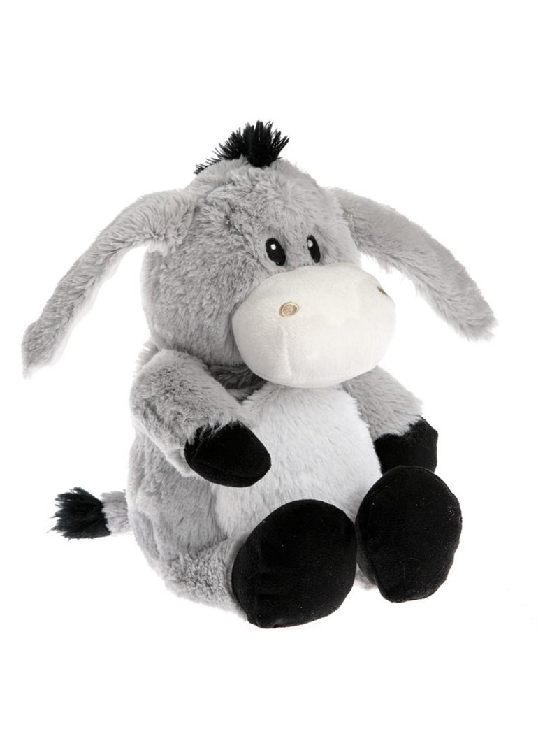 Peluche Bouillotte Ane - Made in France Gris - Kiabi