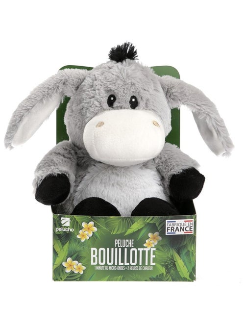 Peluche Bouillotte Ane - Made in France - Kiabi