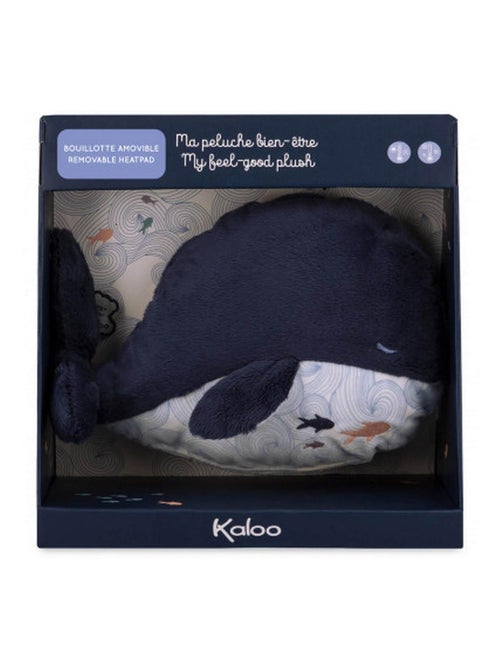 Peluche bouillotte bien-être baleine Petit calme (17 cm) - Kiabi