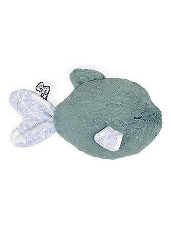 Peluche bouillotte bien-être poisson Petit calme (25 cm)