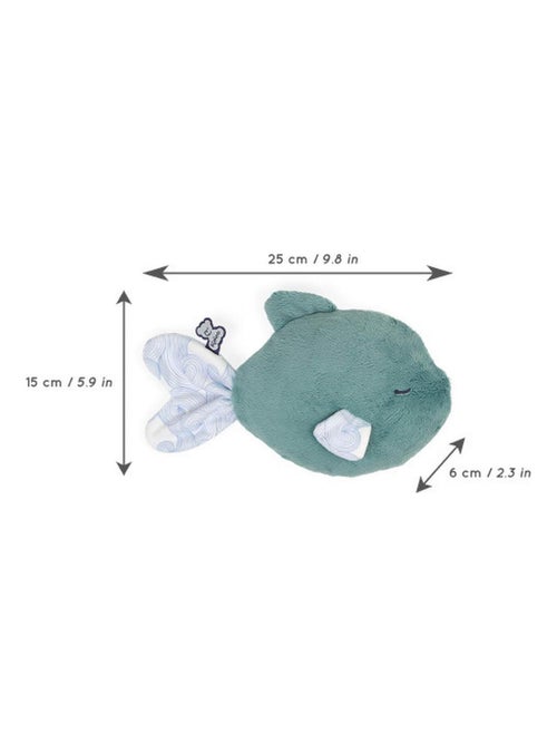 Peluche bouillotte bien-être poisson Petit calme (25 cm) - Kiabi
