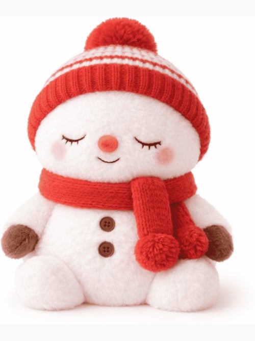 Peluche bouillotte bonhomme de neige - made in france - Kiabi Peluche bouillotte bonhomme de neige - made in france - Kiabi