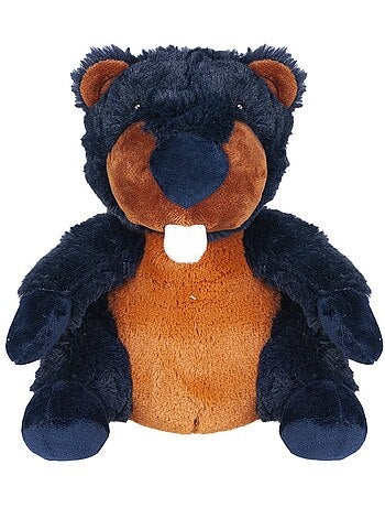 Peluche Bouillotte Castor - Made in France