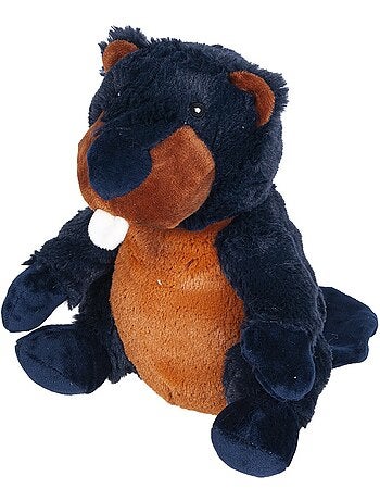 Peluche Bouillotte Castor - Made in France