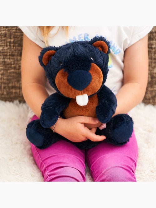 Peluche bouillotte castor - made in france - Kiabi