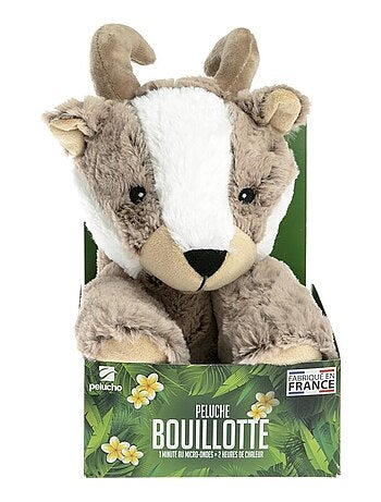 Peluche Bouillotte Chamois - Made in France