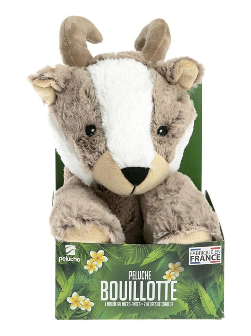 Peluche Bouillotte Chamois - Made in France Marron - Kiabi