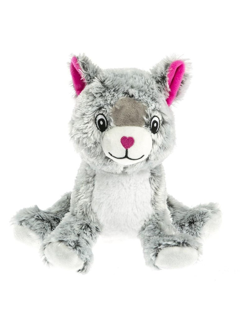 Peluche Bouillotte Chat - Made in France Gris - Kiabi
