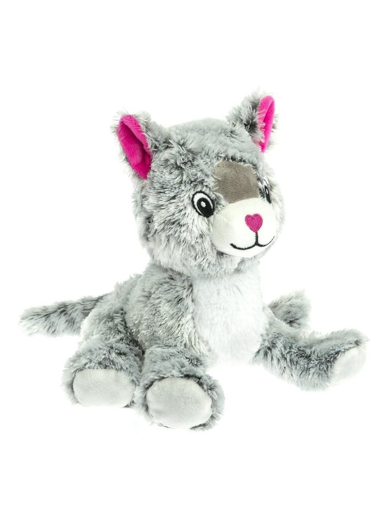 Peluche Bouillotte Chat - Made in France Gris - Kiabi
