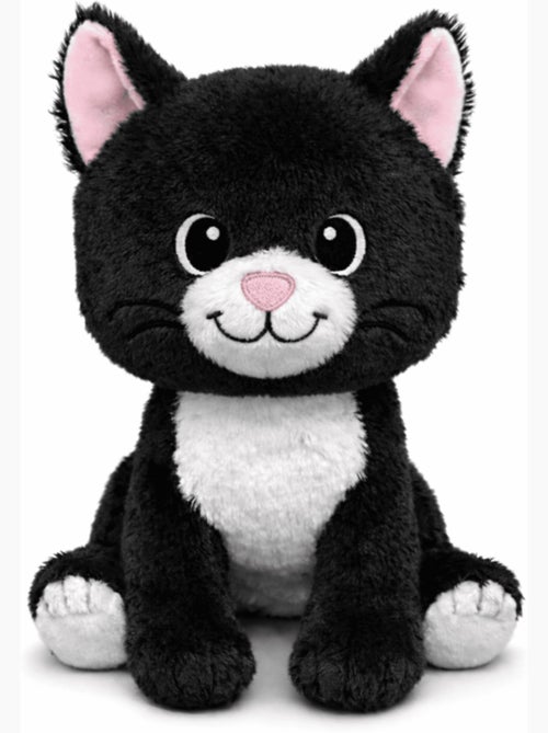 Peluche bouillotte chat noir - made in france - Kiabi Peluche bouillotte chat noir - made in france - Kiabi