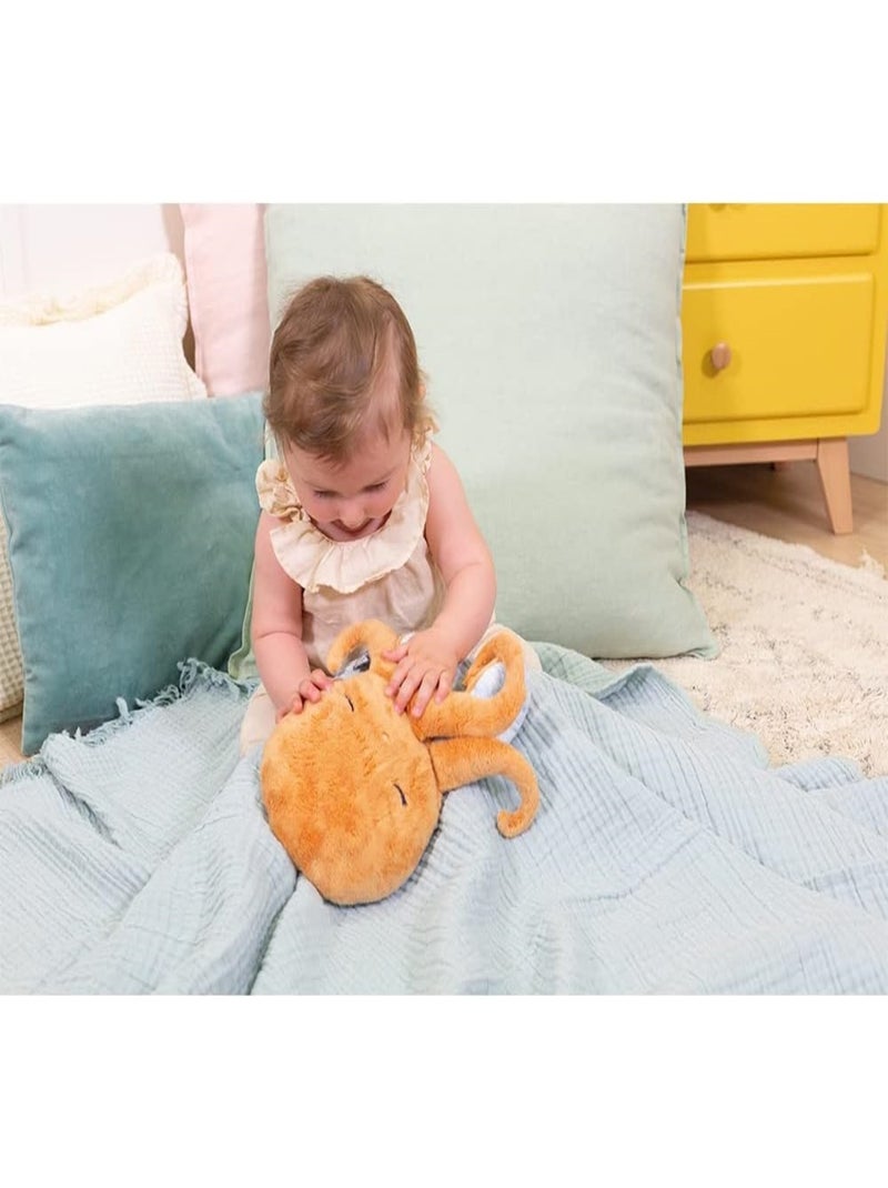 Peluche bouillotte chaud et froid Poulpe Orange - Kiabi