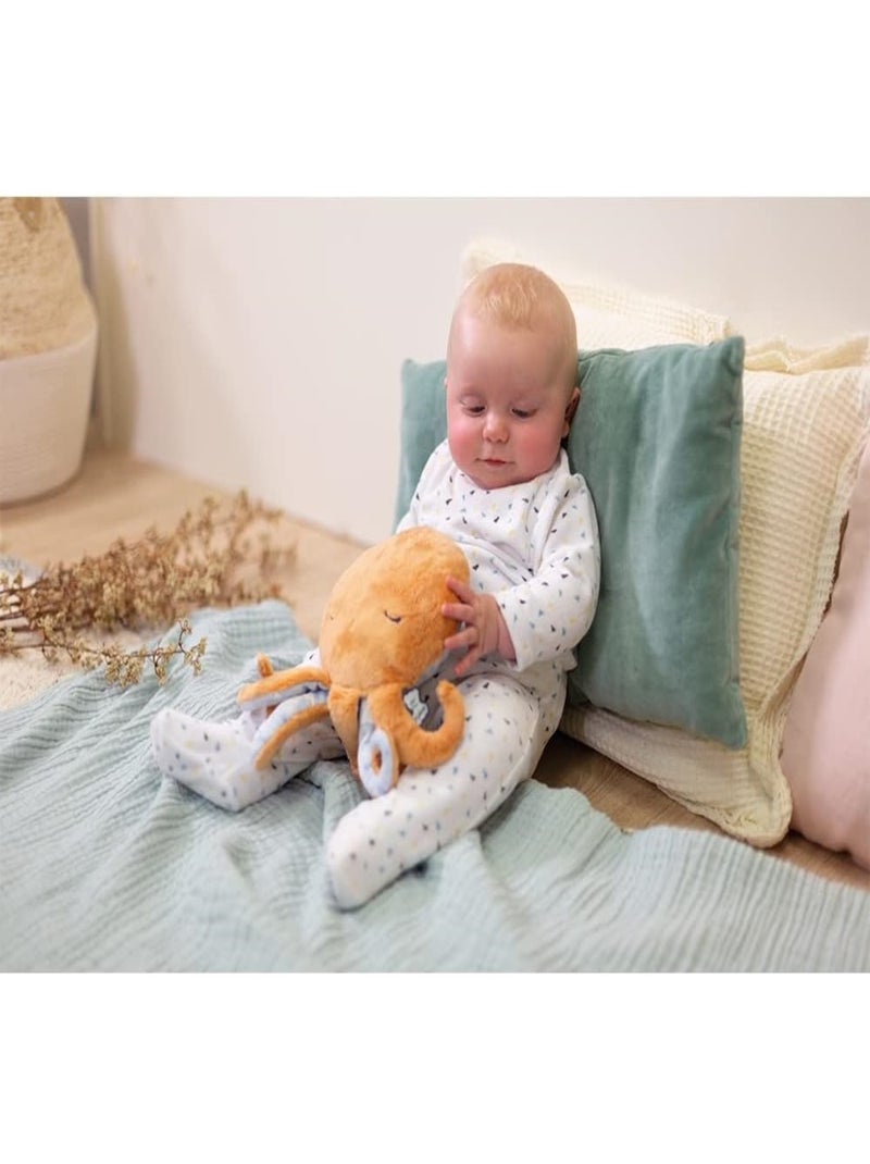 Peluche bouillotte chaud et froid Poulpe Orange - Kiabi