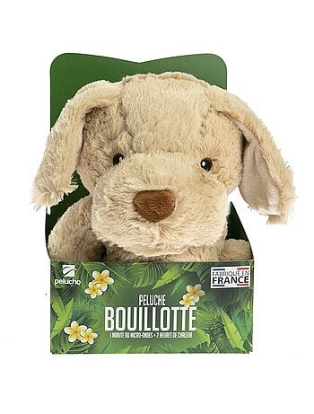 Peluche Bouillotte Chien - Made in France