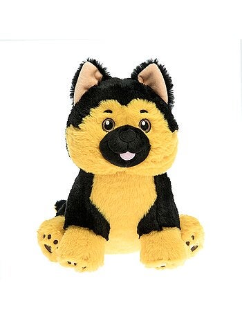 Peluche bouillotte chien berger allemand - made in france