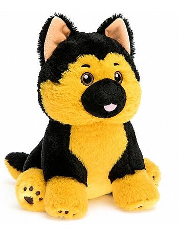 Peluche bouillotte chien berger allemand - made in france