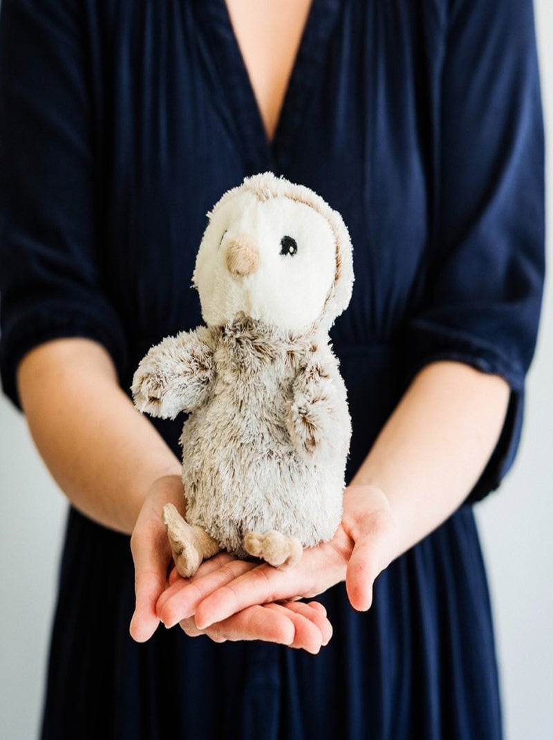 Peluche Bouillotte Chouette Junior Marron - Kiabi