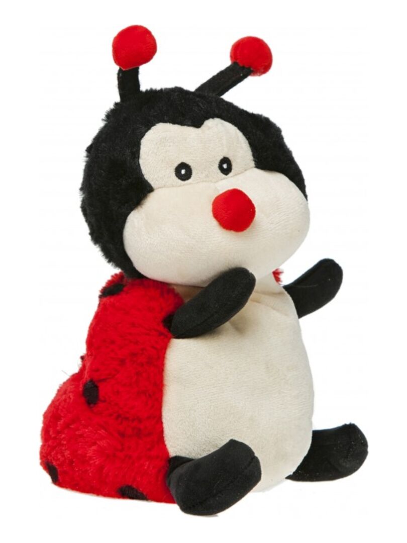 Peluche Bouillotte Coccinelle - Made in France Rouge - Kiabi