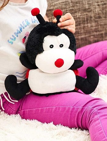 Peluche Bouillotte Coccinelle - Made in France