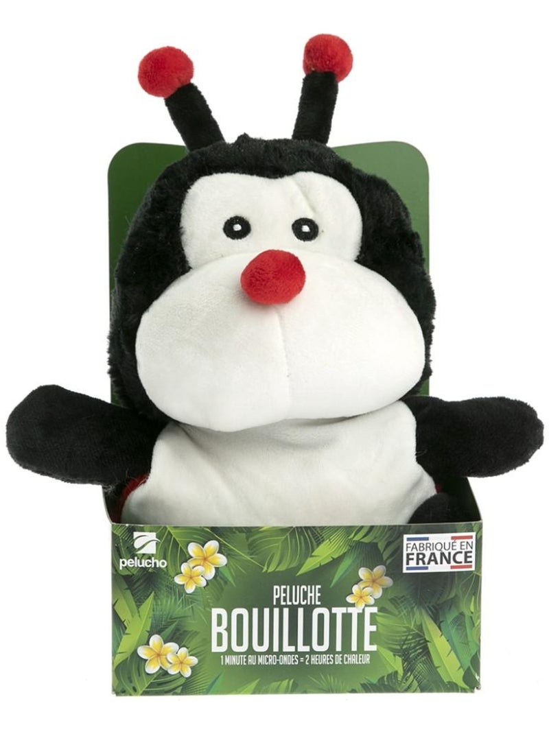 Peluche Bouillotte Coccinelle - Made in France Rouge - Kiabi